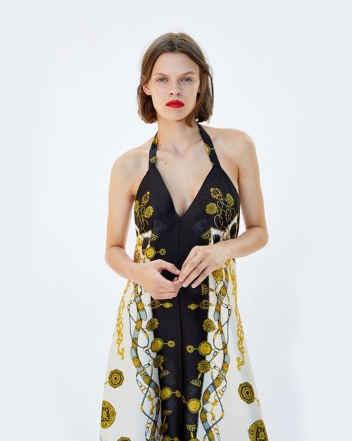 Leopard print satin shirt